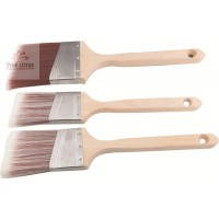 Soft Nylon Double Color Wooden Handle Paint Brush