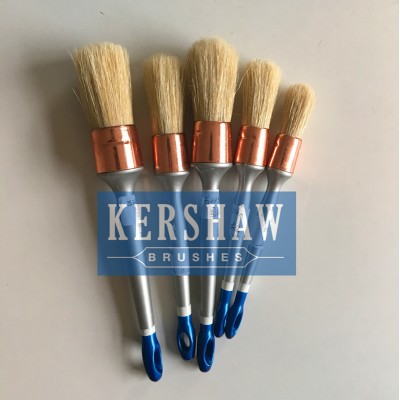 Round Natural Pure Bristle Paint Brush Manufacture