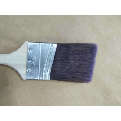 High Quality White Wooden Handle Flat Paint Brush